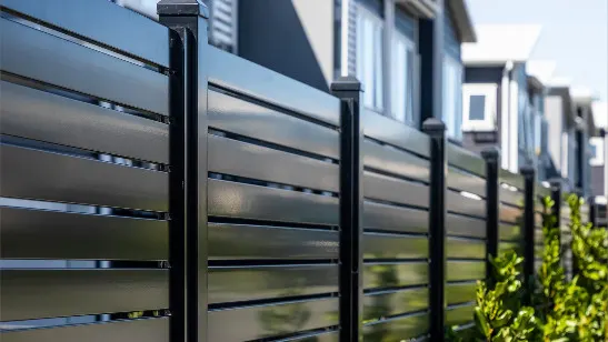 Horizontal Slat Fence
