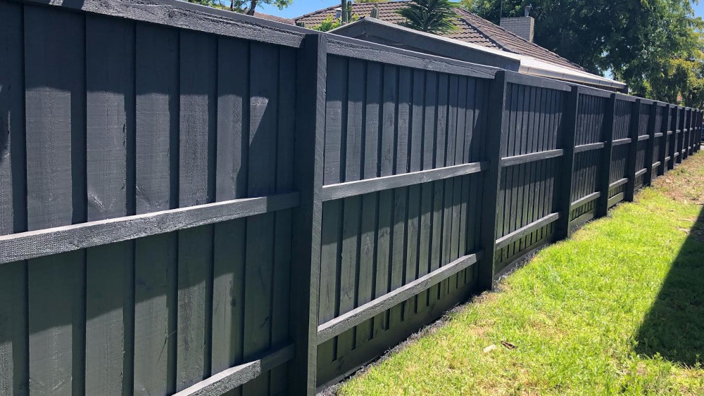 Black Painted Fence