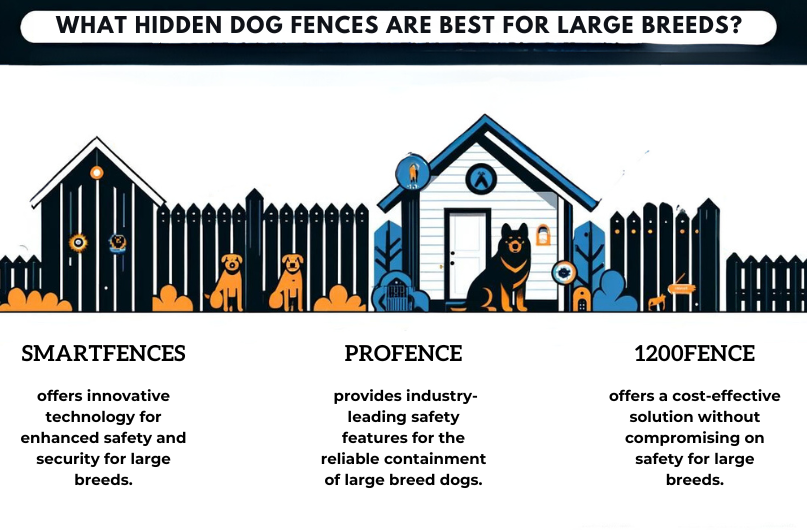 What Hidden Dog Fences Are Best for Large Breeds?